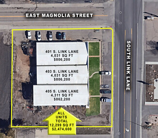 Plus de détails pour 401-405 S Link Ln, Fort Collins, CO - Local d’activités à vendre