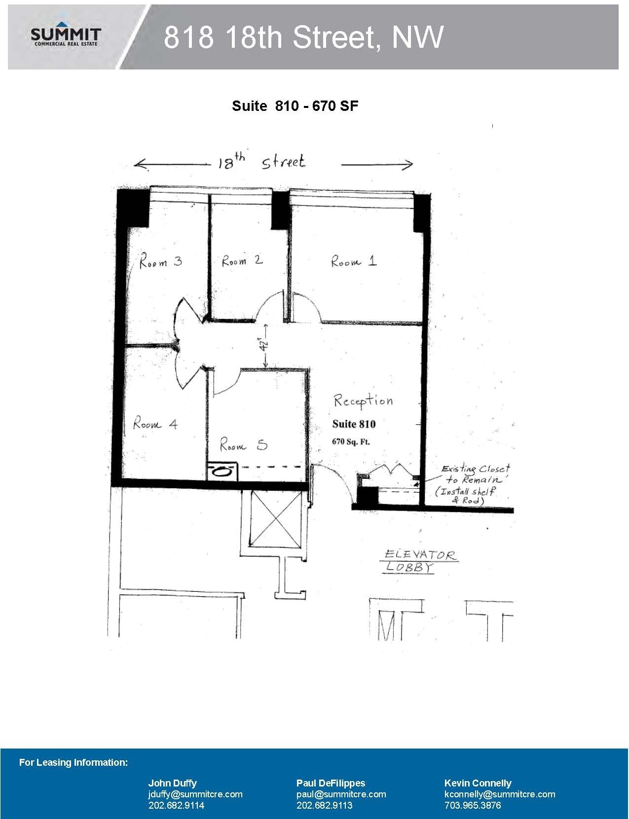 818 18th St NW, Washington, DC à louer Photo de la construction– Image 1 sur 1