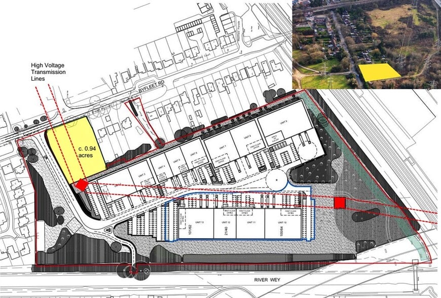 98 Byfleet Rd, Addlestone à vendre - Plan de site – Image 2 sur 2