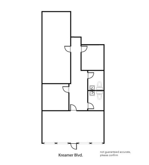 1171-1189 N Kraemer Blvd, Anaheim, CA à louer Plan d’étage– Image 1 sur 1
