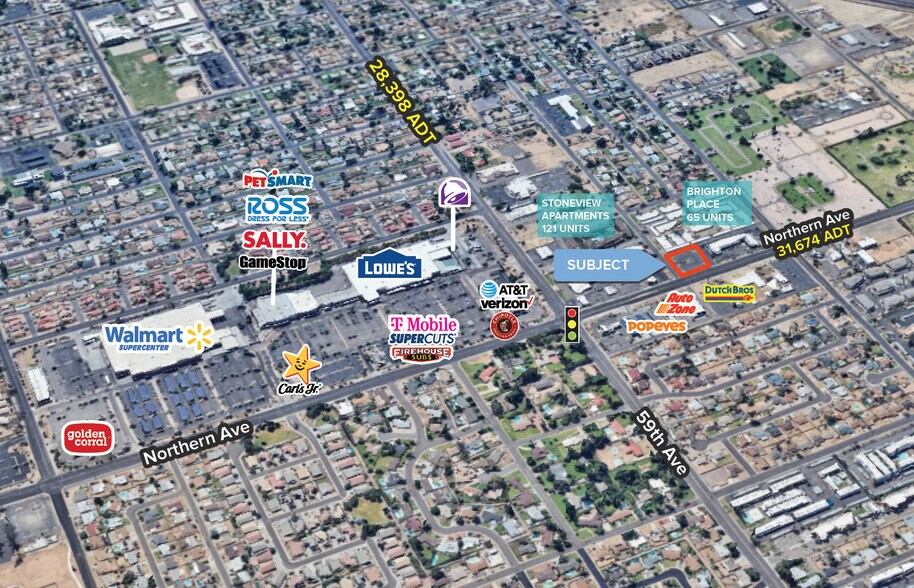 SWC 59th Ave & Northern Ave, Glendale, AZ à louer - Photo de l’immeuble – Image 1 sur 4