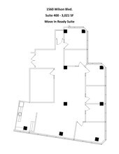 1560 Wilson Blvd, Arlington, VA à louer Plan de site– Image 2 sur 2