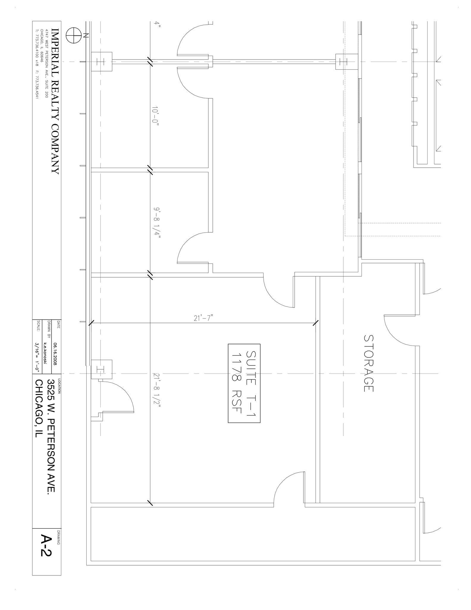 3525 W Peterson Ave, Chicago, IL à louer Plan de site– Image 1 sur 1