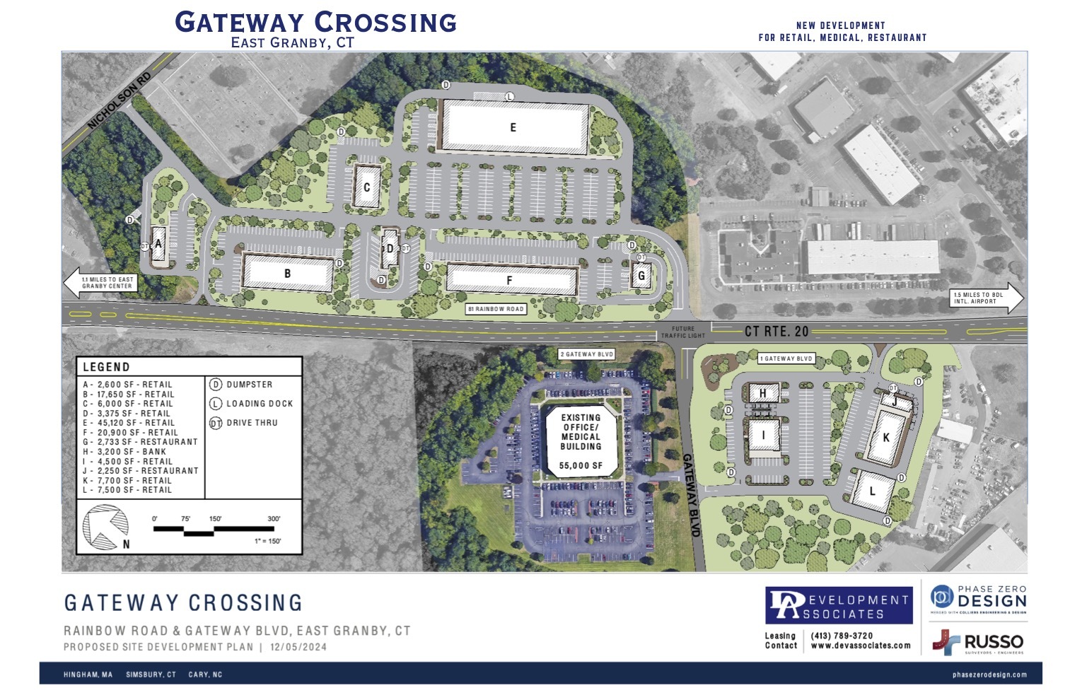 1 Gateway Blvd, East Granby, CT à louer Plan de site– Image 1 sur 9