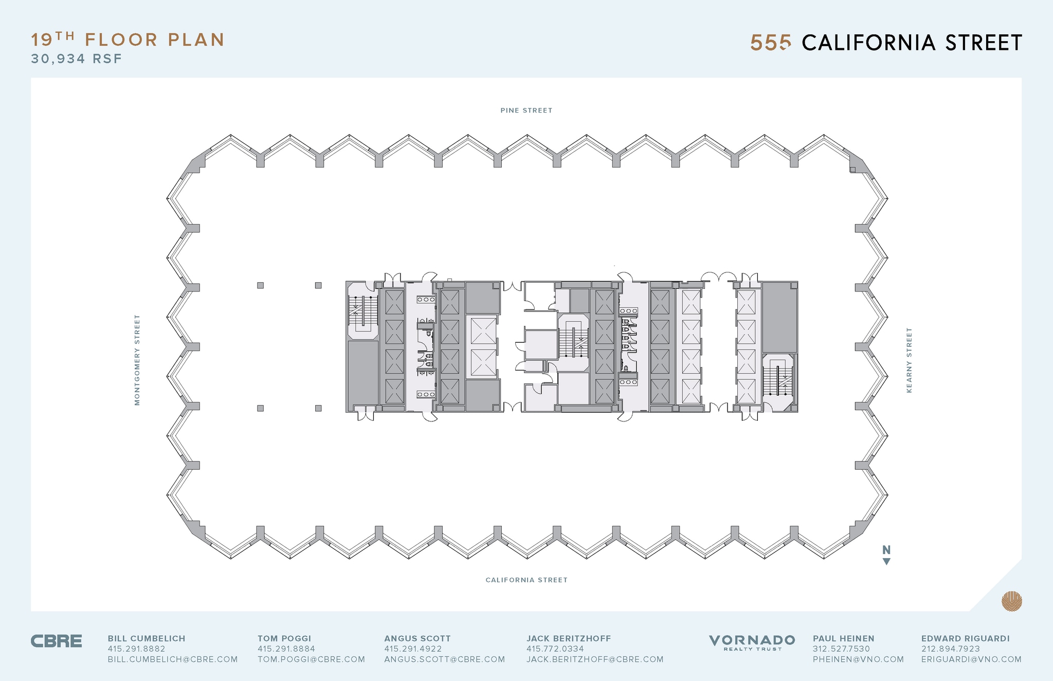 555 California St, San Francisco, CA à louer Plan d’étage– Image 1 sur 1