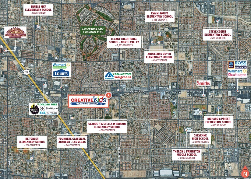 5001 W Craig Rd, Las Vegas, NV à vendre - Photo de l’immeuble – Image 3 sur 6