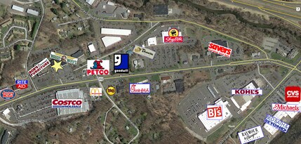 195 Federal Rd, Brookfield, CT - VUE AÉRIENNE  vue de carte