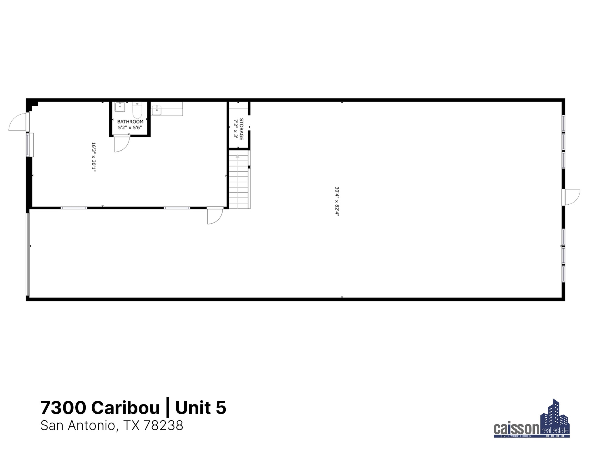 7300 Caribou St, San Antonio, TX à louer Plan d’étage– Image 1 sur 10