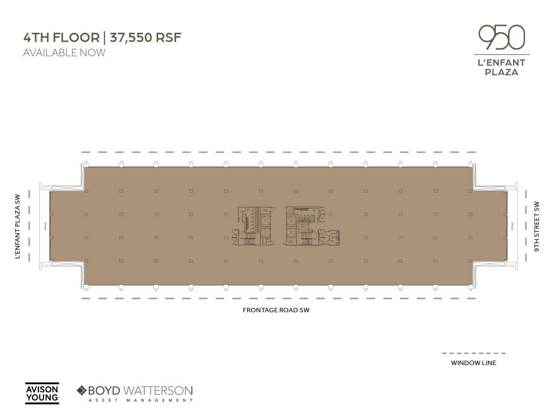 950 L'Enfant Plz SW, Washington, DC à louer Plan d’étage– Image 1 sur 1