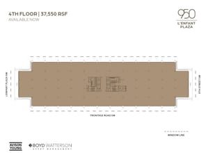 950 L'Enfant Plz SW, Washington, DC à louer Plan d’étage– Image 1 sur 1