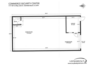 1533-1717 SW 1st Way, Deerfield Beach, FL à louer Plan d’étage– Image 2 sur 3