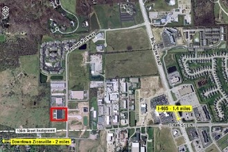 10730 Bennett Pky, Zionsville, IN - VUE AÉRIENNE vue de carte