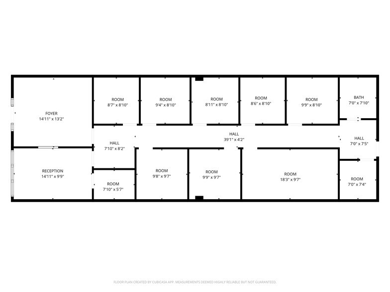 1014 N Bragg Blvd, Spring Lake, NC à louer - Plan d’étage – Image 2 sur 4