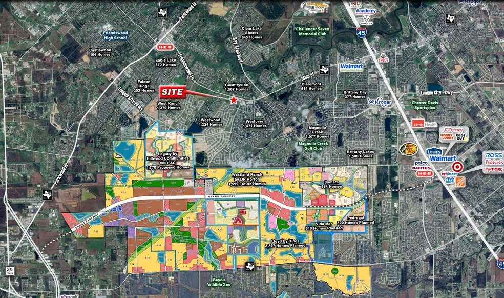 SWC of FM 518 & Maple Leaf Dr, League City, TX à louer - Photo de l’immeuble – Image 2 sur 3