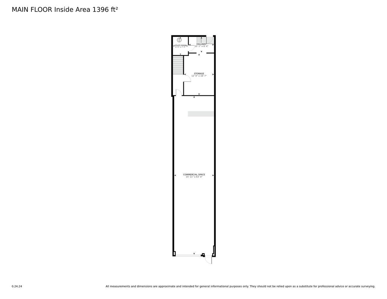 1342 H St NE, Washington, DC à louer Plan d’étage– Image 1 sur 1