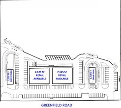 26101 Greenfield Rd, Southfield, MI à louer Plan d’étage– Image 1 sur 1