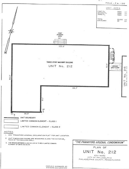 2275 Bridge St- Building 212, Philadelphia, PA à vendre - Plan de site – Image 3 sur 3