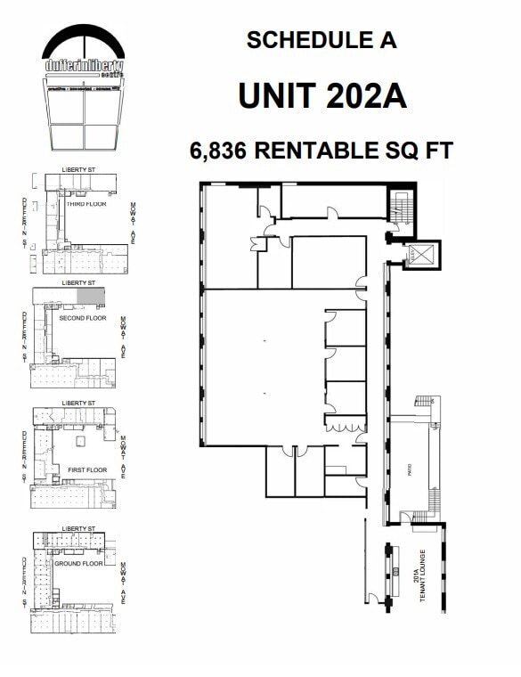 219 Dufferin St, Toronto, ON à louer Plan d’étage– Image 1 sur 1