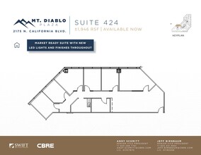 2175 N California Blvd, Walnut Creek, CA à louer Plan d’étage– Image 1 sur 1
