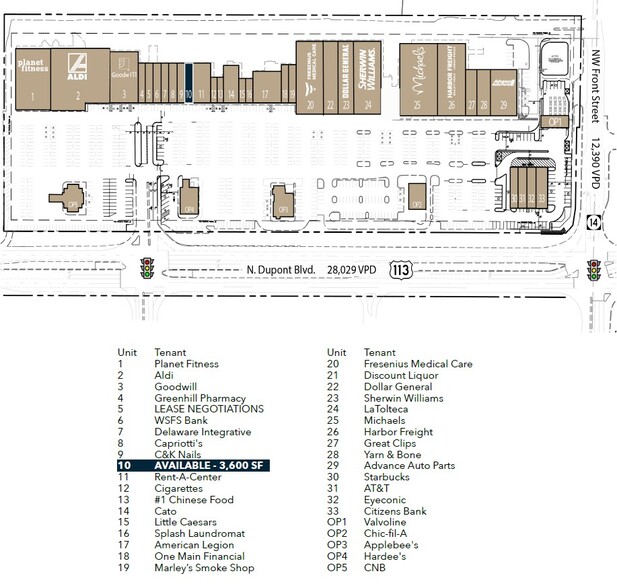600-698 N Dupont Blvd, Milford, DE à louer - Photo de l’immeuble – Image 2 sur 12