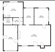 109 W Lakeview St, Lady Lake, FL à louer Plan d’étage– Image 1 sur 1