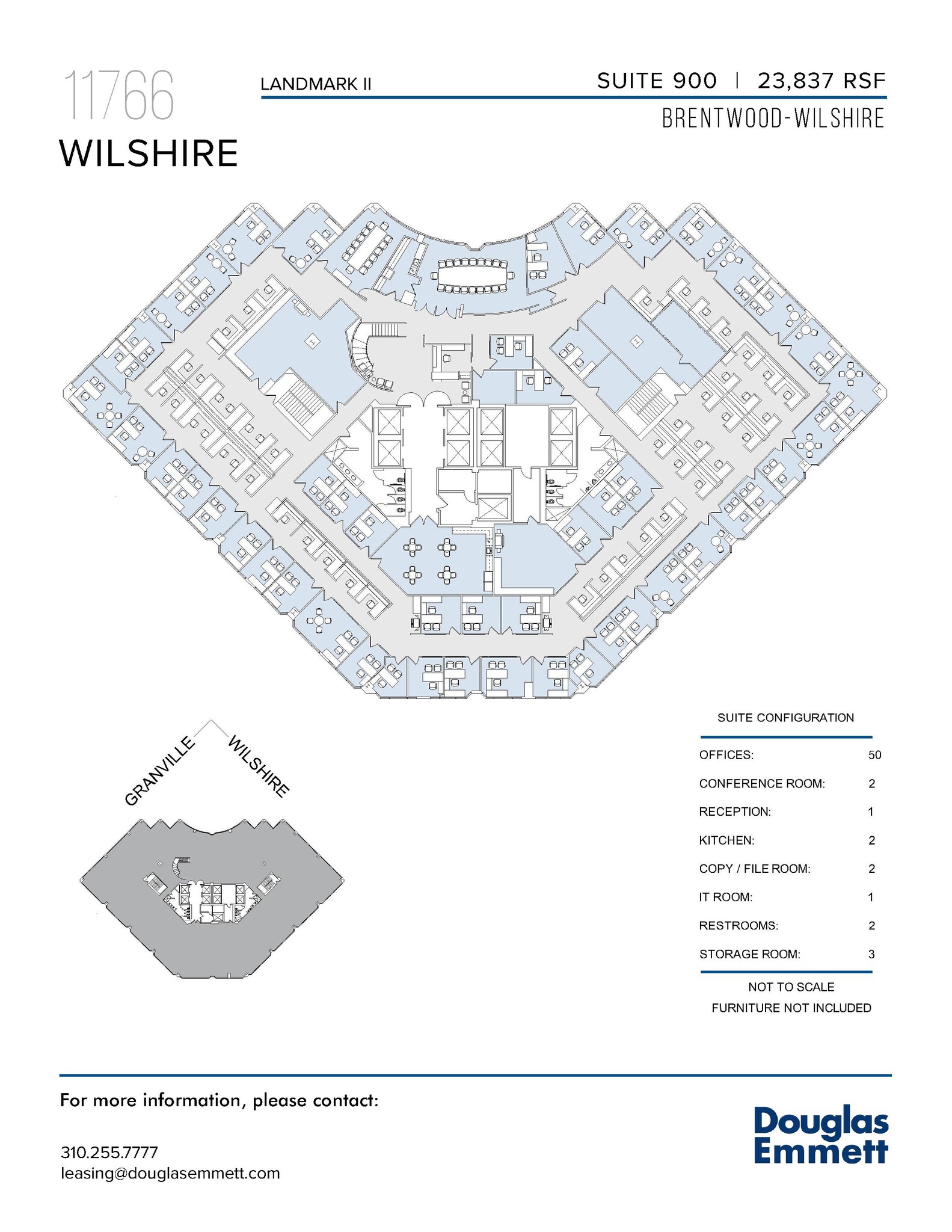 11766 Wilshire Blvd, Los Angeles, CA à louer Plan d’étage– Image 1 sur 1
