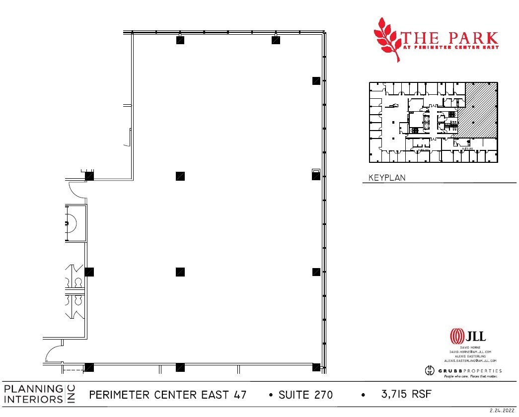 47 Perimeter Ctr E, Atlanta, GA à louer Plan d’étage– Image 1 sur 1