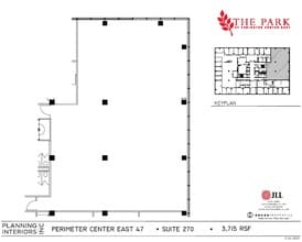 47 Perimeter Ctr E, Atlanta, GA à louer Plan d’étage– Image 1 sur 1