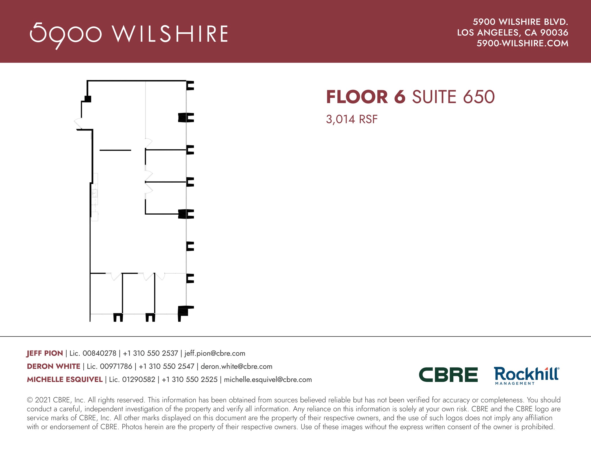 5900 Wilshire Blvd, Los Angeles, CA à louer Plan de site– Image 1 sur 1