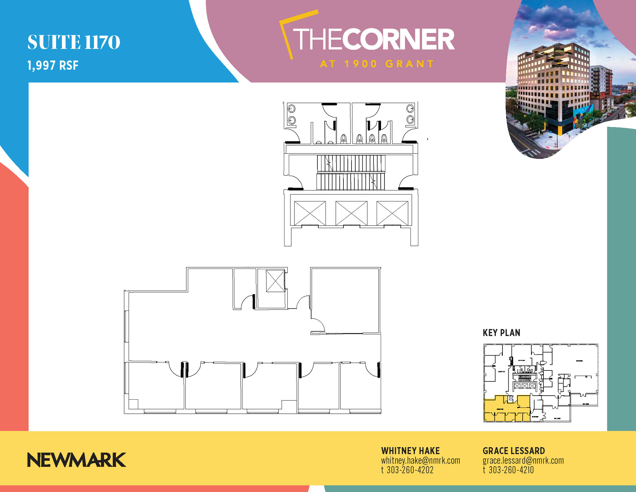 1900 Grant St, Denver, CO à louer Plan d’étage– Image 1 sur 1