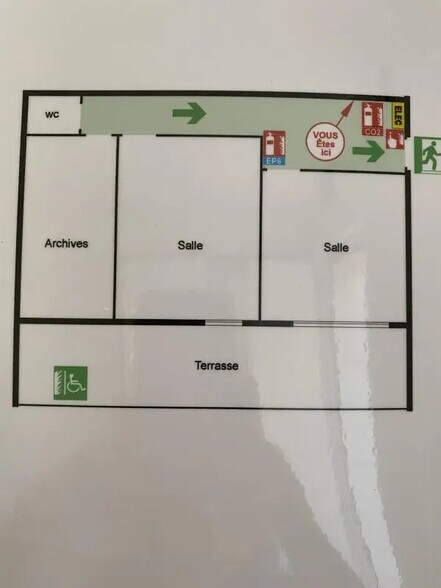 Bureau dans Grasse à louer - Plan d’étage – Image 3 sur 3