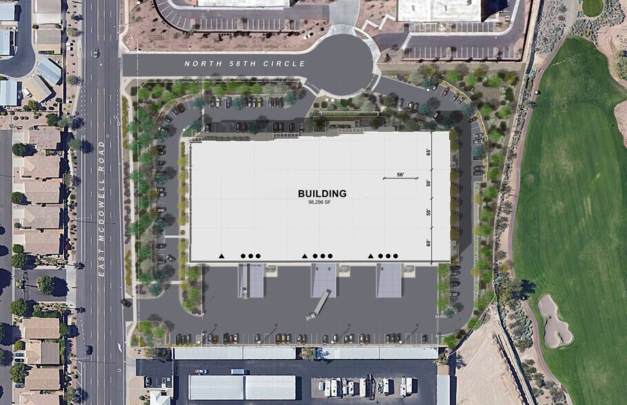 2837 N 58th Cir, Mesa, AZ à vendre - Plan de site – Image 2 sur 5