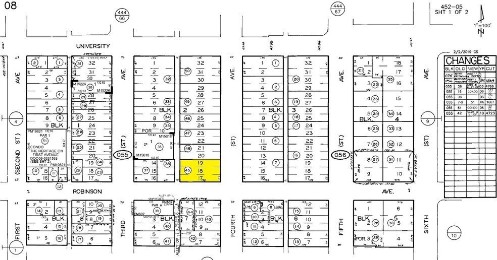 3804-3806 4th Ave, San Diego, CA à louer - Plan cadastral – Image 3 sur 3