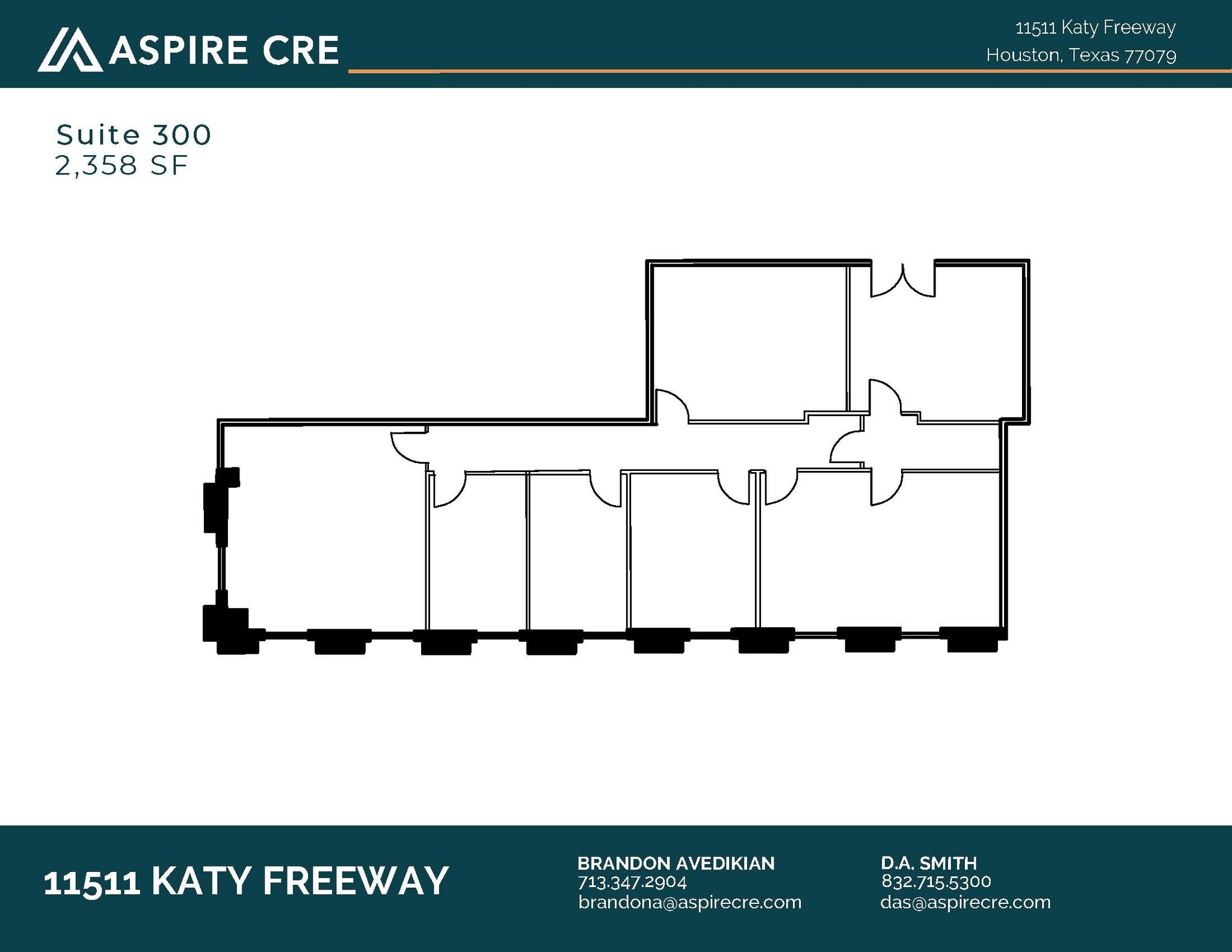 11511 Katy Fwy, Houston, TX à louer Plan d’étage– Image 1 sur 1