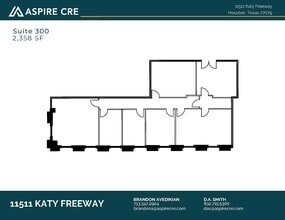 11511 Katy Fwy, Houston, TX à louer Plan d’étage– Image 1 sur 1