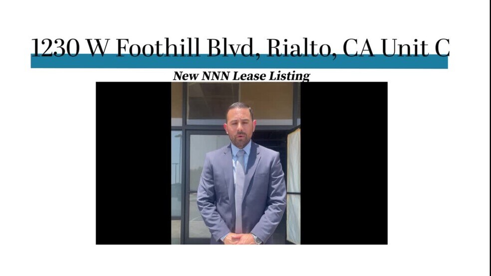 1230 W Foothill Blvd, Rialto, CA à louer - Vidéo sur l’annonce professionnelle – Image 2 sur 4