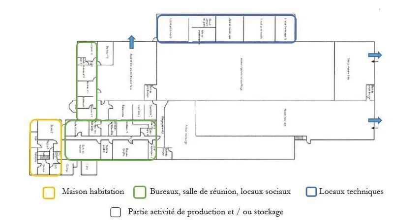 Industriel/Logistique dans Bourg-en-Bresse à vendre - Plan d’étage – Image 2 sur 5