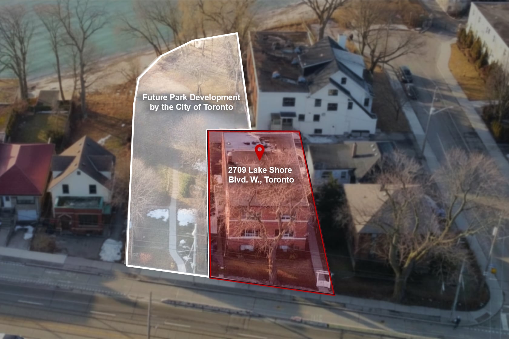 2709 Lake Shore Blvd W, Toronto, ON à vendre Aérien– Image 1 sur 41