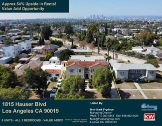 Plus de détails pour 1815 Hauser Blvd, Los Angeles, CA - Logement à vendre