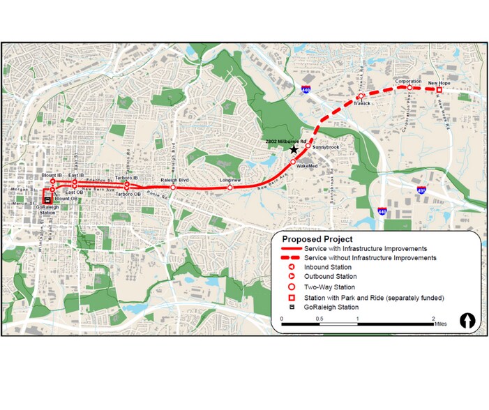 2802 Milburnie Rd, Raleigh, NC à vendre - Aérien – Image 3 sur 4