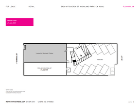 5924 N Figueroa St, Los Angeles, CA à louer Plan d’étage– Image 1 sur 1