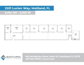 2201 Lucien Way, Maitland, FL à louer Plan de site– Image 1 sur 21