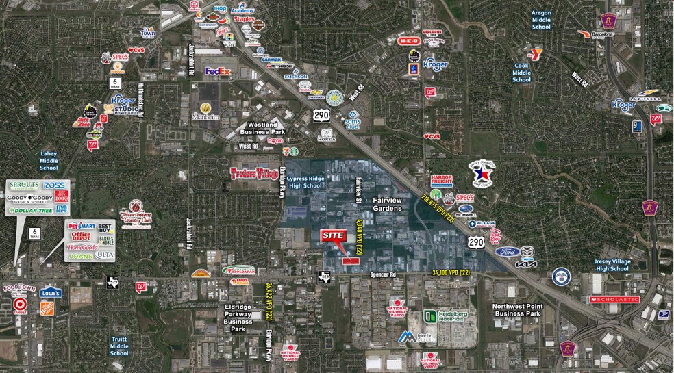 7115-7119 Fairview St, Houston, TX à vendre - Plan cadastral – Image 2 sur 3