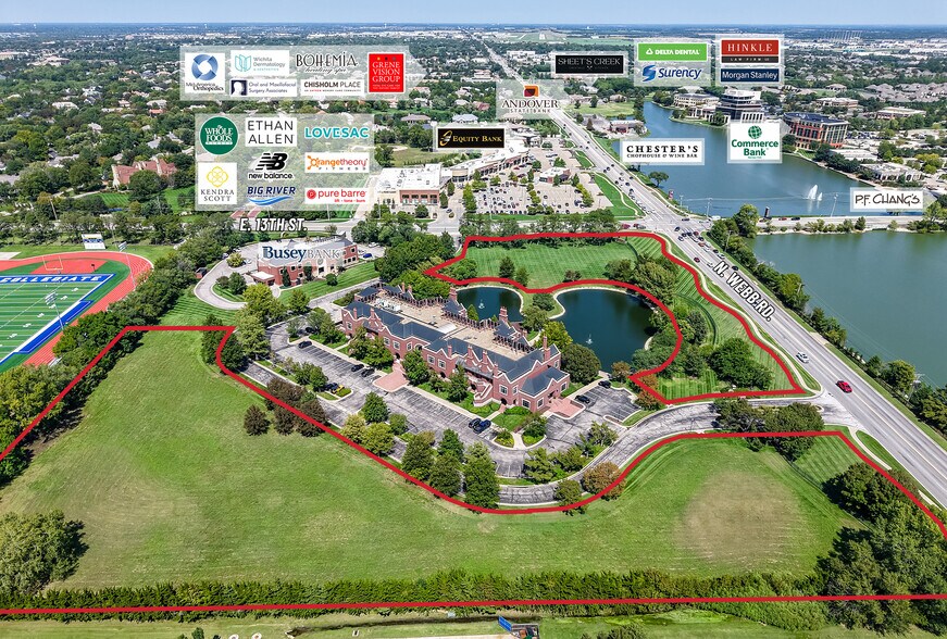 1313 N. Webb Rd., Wichita, KS à louer - Aérien – Image 3 sur 5