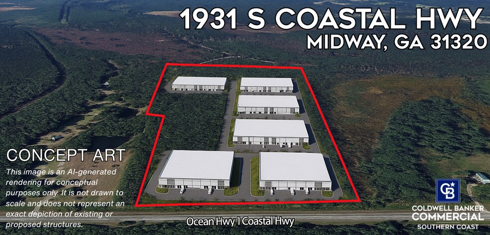 1931 Coastal hwy, Midway, GA à vendre - Photo de l’immeuble – Image 2 sur 5