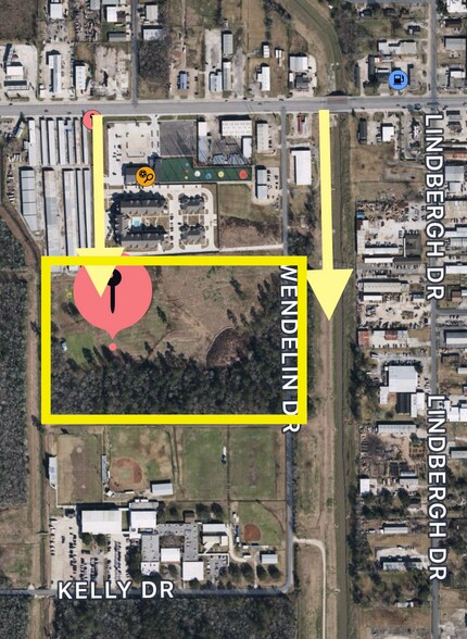 6015 College St, Beaumont, TX à vendre - Aérien – Image 3 sur 4