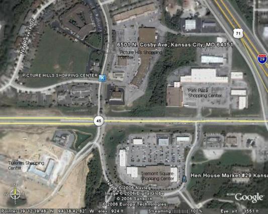 6407-6545 N Cosby Ave, Kansas City, MO à louer Carte– Image 1 sur 13