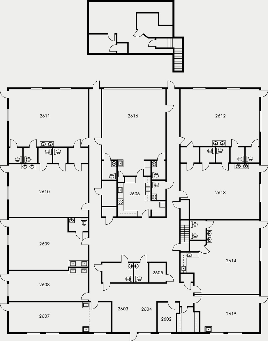 11825 Fallbrook Dr, Houston, TX à louer Plan d’étage– Image 1 sur 1