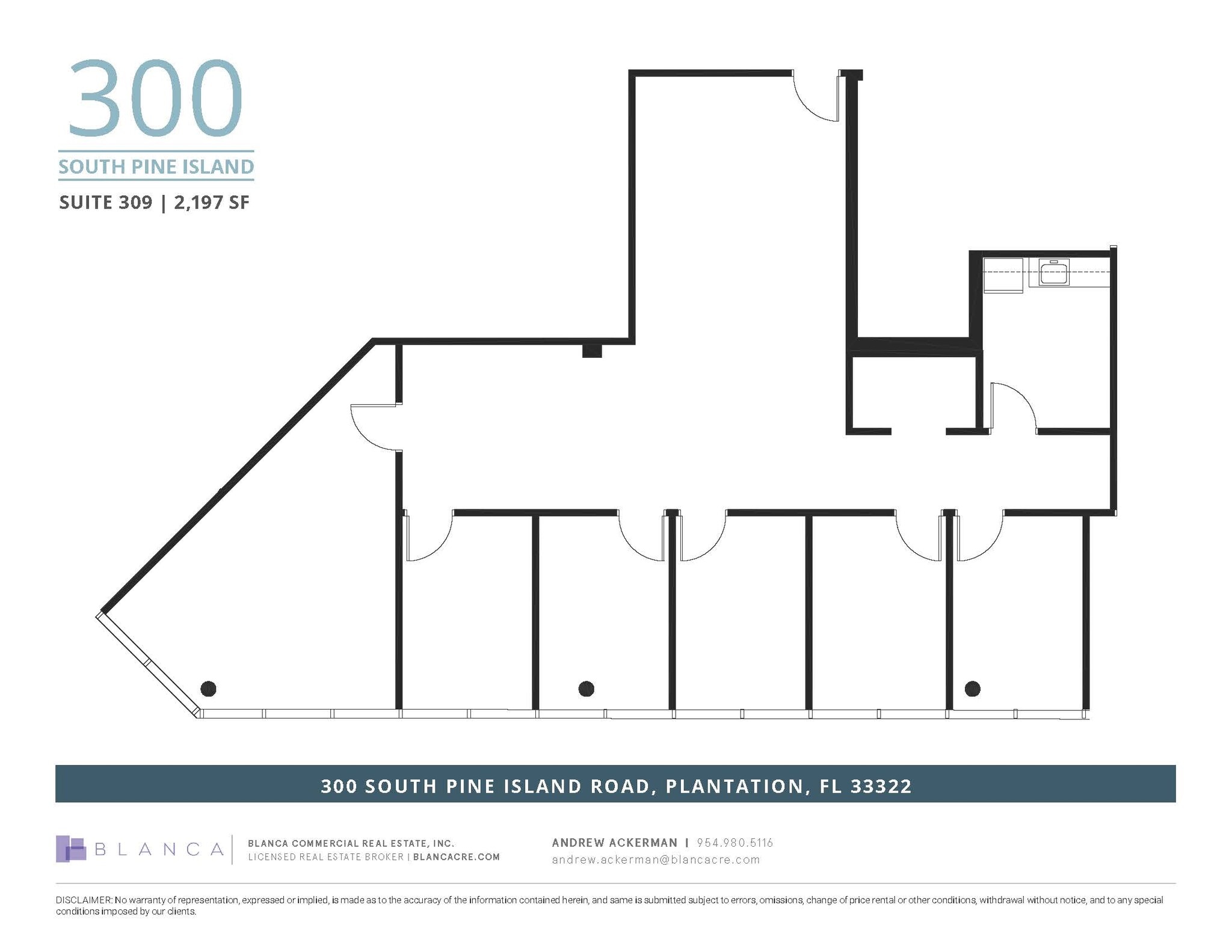 300 S Pine Island Rd, Plantation, FL à louer Plan d’étage– Image 1 sur 1