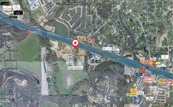 4900 E Interstate 20 Service Rd S, Weatherford, TX - Vue aérienne  vue de carte